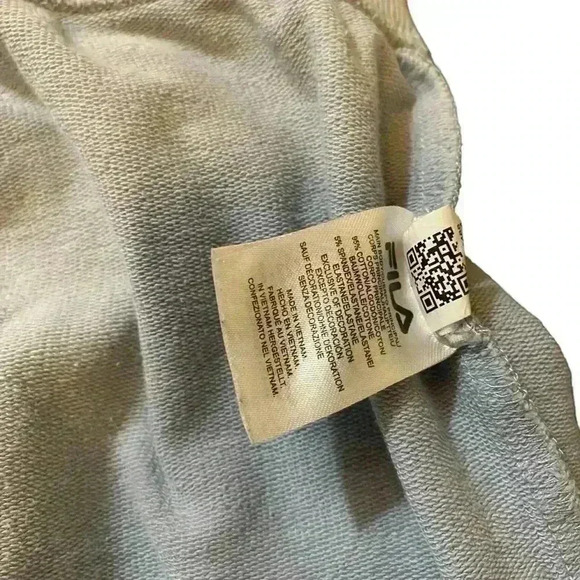 Fila Tapered Jogger Sweatpants Women’s Light Blue Drawstring Waist Size 2X - Picture 11 of 15